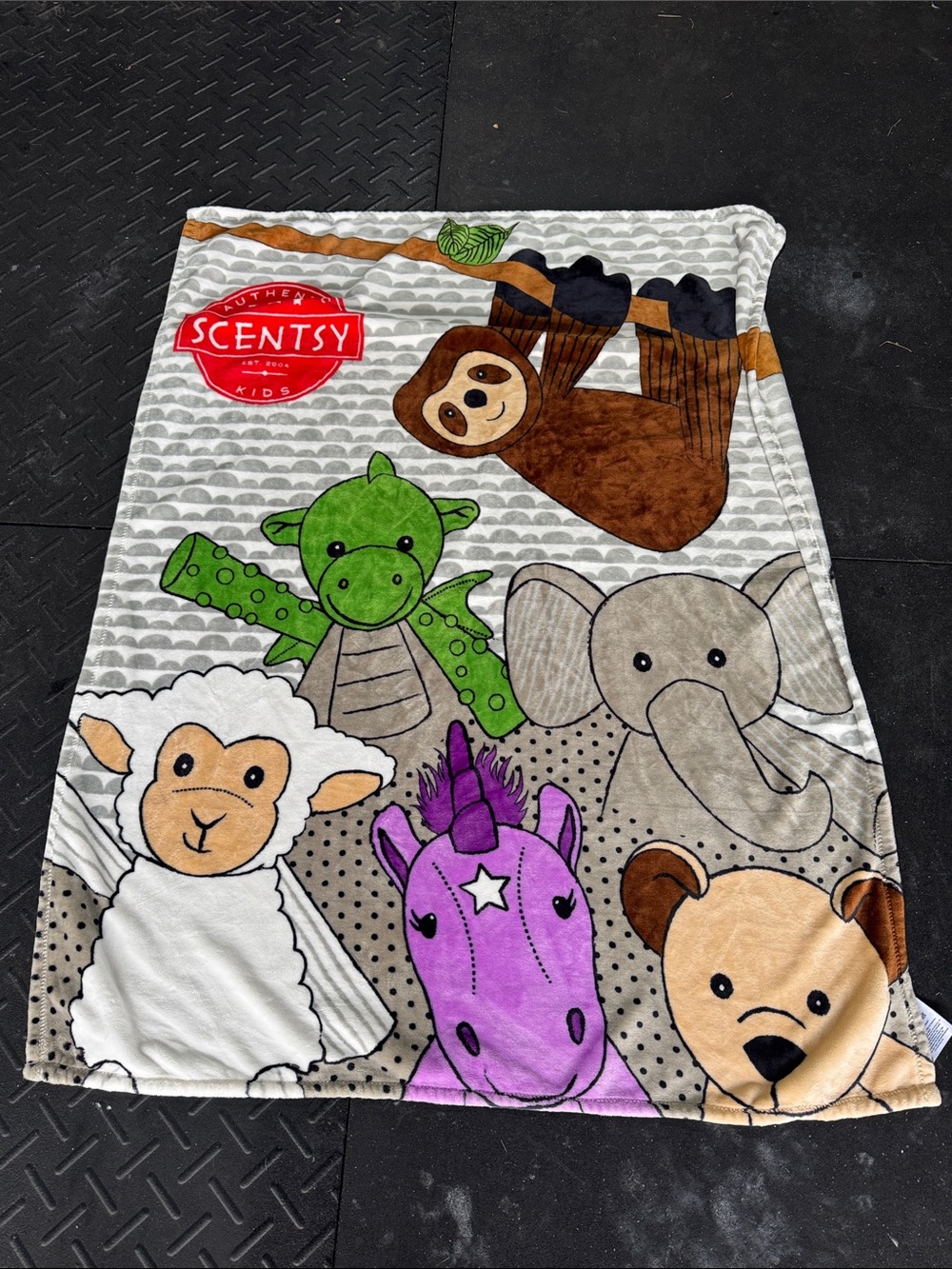 Scentsy Kids Plush Animal Blanket